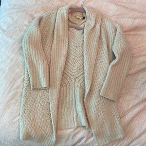 Sleeping on snow anthropology cardigan